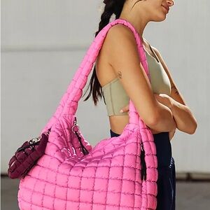 Pink Quilted Carryall Free People Women's Bag